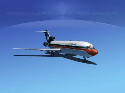Boeing 727-200 Aero Peru 3D model