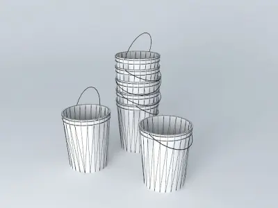 Five gallon bucket Free 3D model