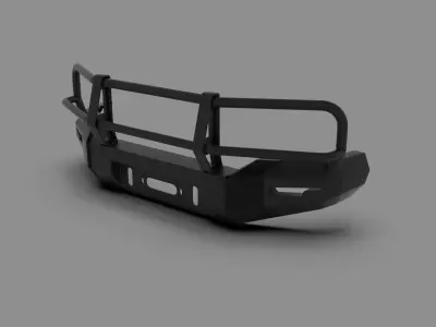 Generic Metal Bumper for Ford F-350 3D model