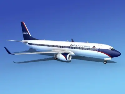 Boeing 737-800ER Delta Airlines 2 3D model