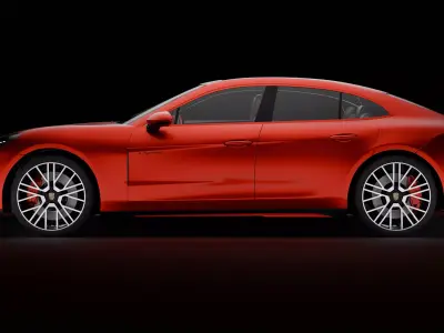 Porsche Panamera Turbo E-Hybrid 3D model