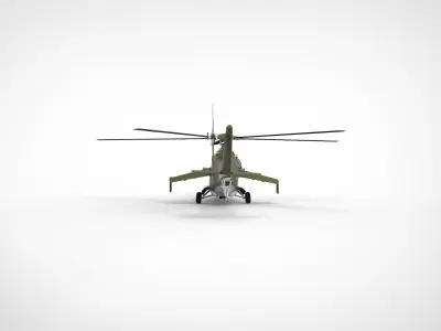 Mil Mi-24 Hind 3D model purchase