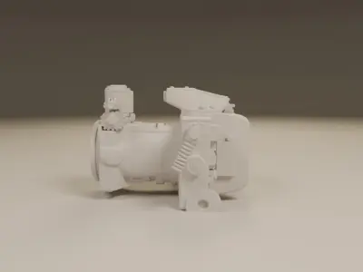 old photo camera 3D print model