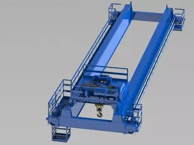 Crane 50-5t 3D model