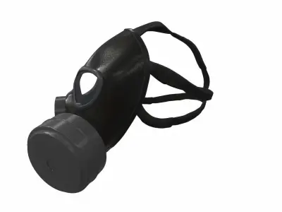 Gas Mask 02 3D model