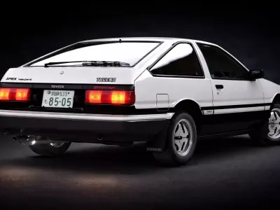 Toyota Sprinter Trueno AE86 3D model