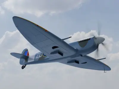 supermarine spitfire  3D model