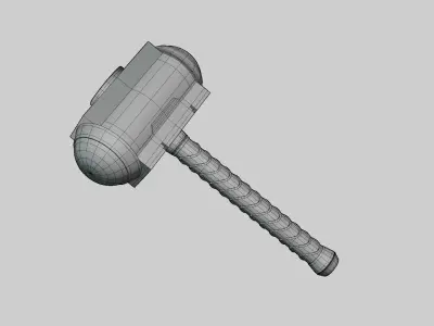 Hue Thor Model  Low-poly 3D model