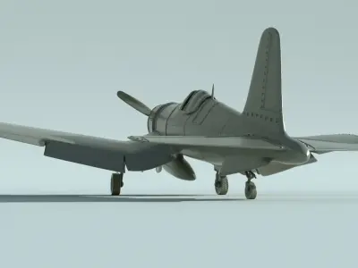 F4u Corsair for print 3D print model