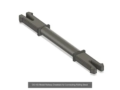 OO HO Model Railway NEM Couplings 3D Model Pack