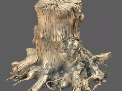 Log Wood 3D model