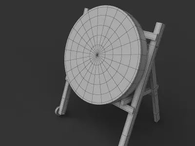Archery Target 3D model purchase