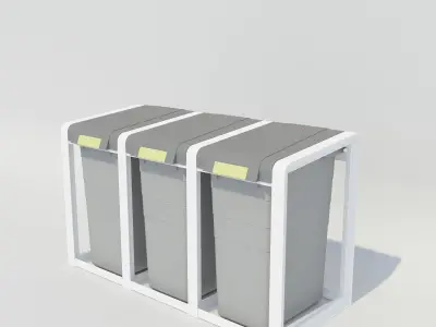 Trash ProfiLine oko 35 - Hailo 3D model