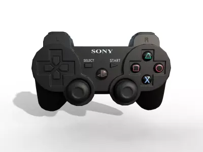 PS3 controllor Model Game Low-poly 3D model