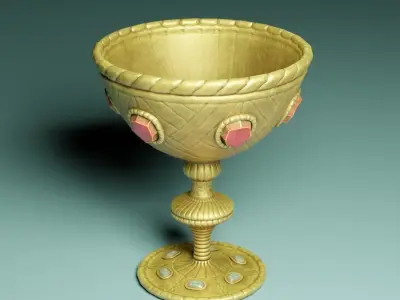 King Cup Free low-poly 3D model