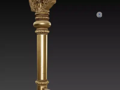 Ornate Vintage Decorative Key 3D print model