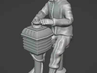 Cantina Bith Musician 3D Print Miniature 3D print model