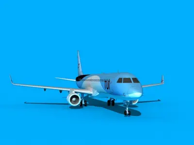 Embraer Emb-190 TUI 3D model