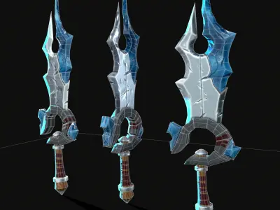 Stylized Sword  Low-poly 3D model