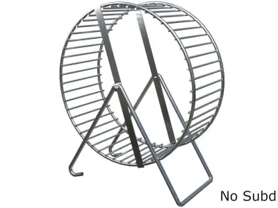 Metal Hamster Wheel 3D model