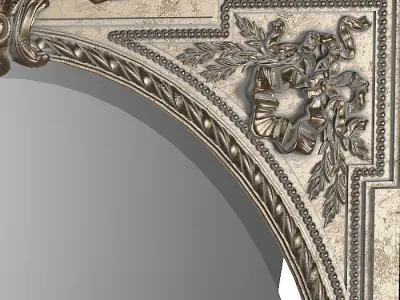 victorian mirror 3D model