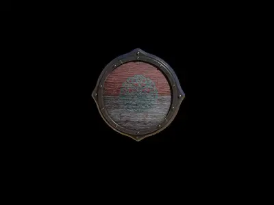 medieval shield 3D model order