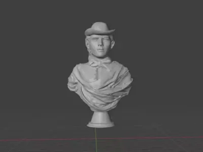 Jesse James 3D print model
