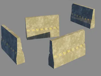 FPS Game Assets - Game Ready - PBR Low-poly 3D model