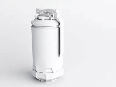HMX grenade 3D model purchase