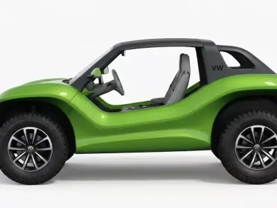 Modern Electric Off Road Buggy Concept 3D model