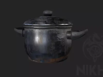 Kitchen utensil  Free low-poly 3D model