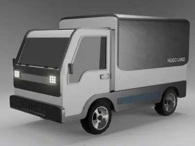 Car - Truck - Truck Eclectric - Van Free 3D model
