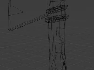 Lowpoly Ancient Stone Axe Free low-poly 3D model