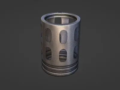Hardsurface - Muzzle Free low-poly 3D model