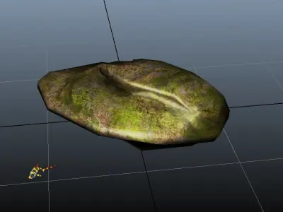 Dragon Head Statue Low-poly 3D model