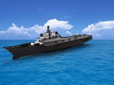  aircraft carrier 3D model