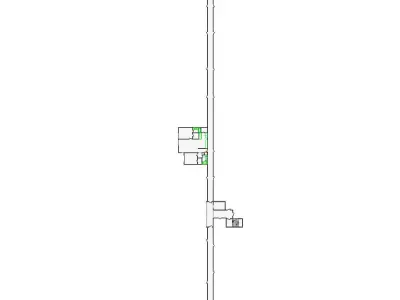 Commercial Interior Sketch - 7501-8000 SF - Xactimate 3D model