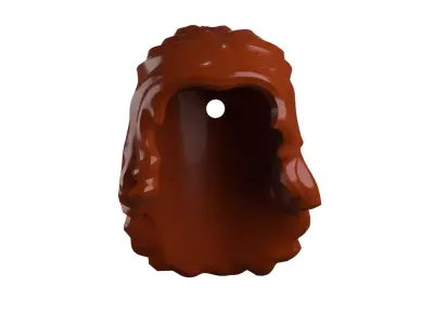 Custom3Dprint Minifigure Accessory - Minifigure Hair S2 - 120 3D print model