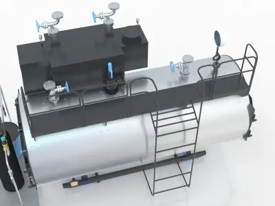 Industrial Boiler 3D model