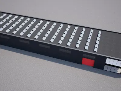 Logistics center  3D model