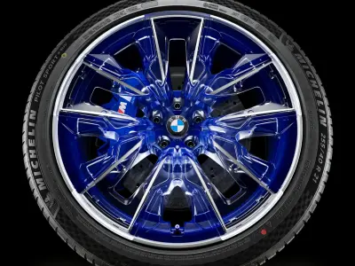Michelin Pilot Sport 4 SUV 255 40 R21 102Y 220 A A 3D model
