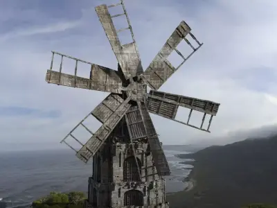 Haunted Windmill 3D model