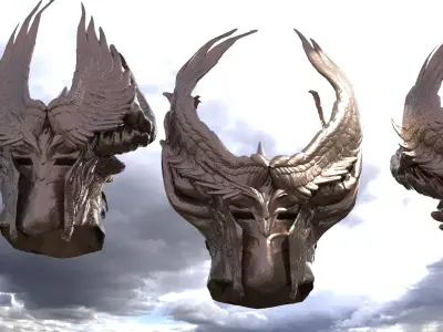 Angel helmet Elite 3 designs  3D model