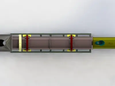 vermiculite blast furnace and heat generator  3D model