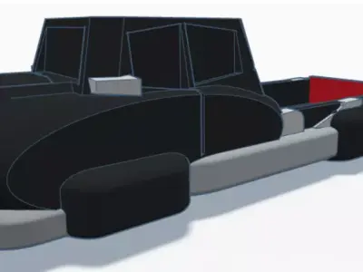 hover truck 3D print model