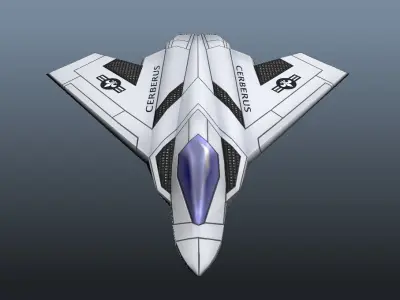 Trio Aircraft Low-poly 3D model