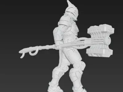 3D Printable Iron Oath Skystrike Armored Infantry 3D model