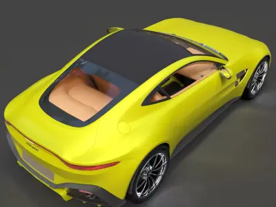 Aston Martin Vantage - Hyper-Detailed Luxury Sports Car 3D model