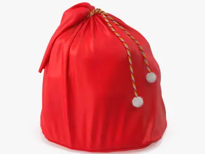 Santa Claus Bag with Gifts 3D model