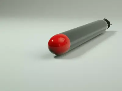 World War 2 Naval Torpedo 3D model